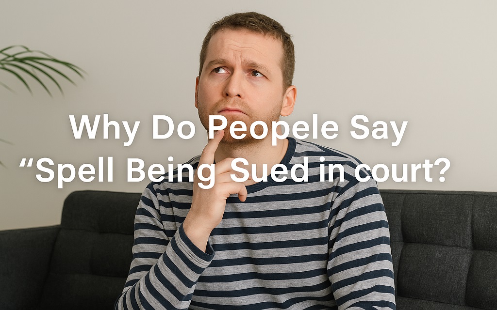 Spell Being Sued in Court